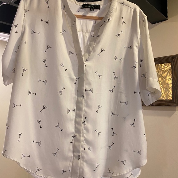 Martini print top - Picture 5 of 5